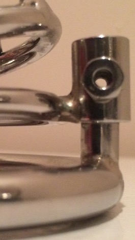 Close up of the high security option from Male Chastity Now