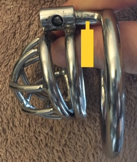 The yellow lines show the approximate location of the added steel half-ring.